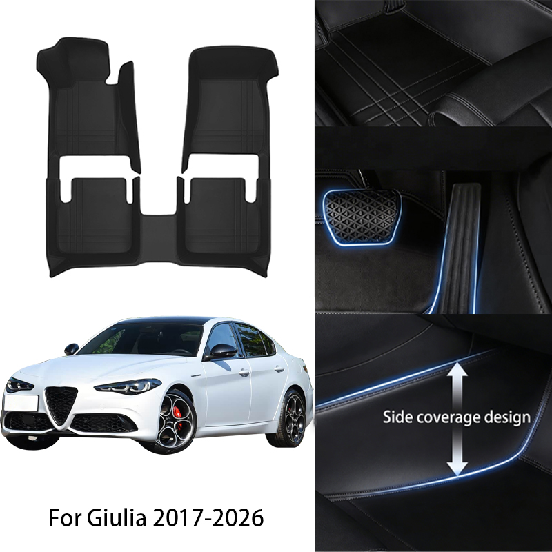 Car Floor Mat - 알파 로메오 줄리아 스텔비오 토날레 2017-2025용