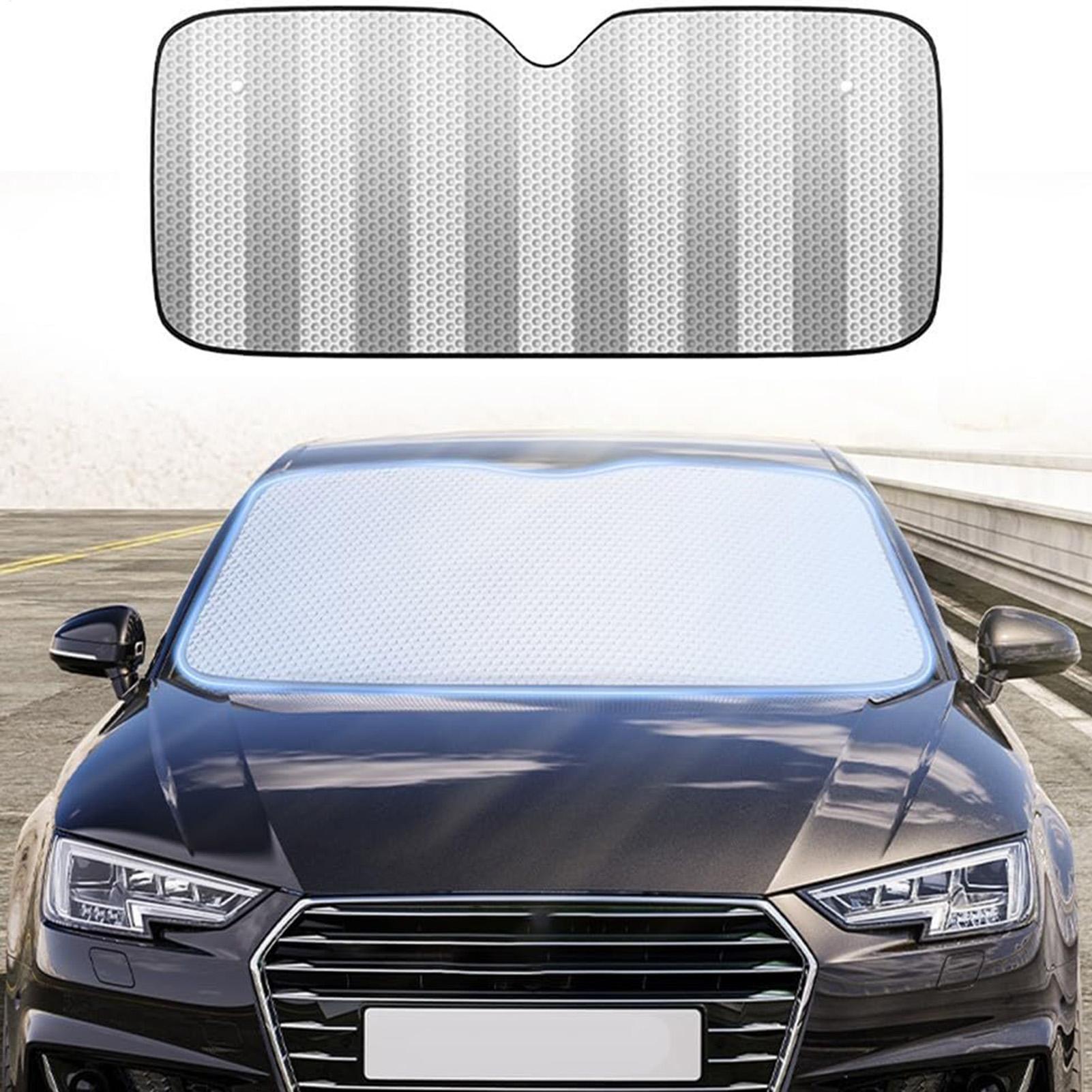 유니버설 접이식 반사형 두꺼운 차량 앞유리 차양막, S - Windshield Sun Shade 리뷰 및 가격