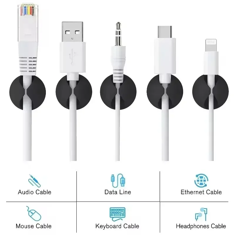 데스크탑용 케이블 클립, 휴대용 접착식 케이블 정리대, - Car Cable Organizer 리뷰 및 가격