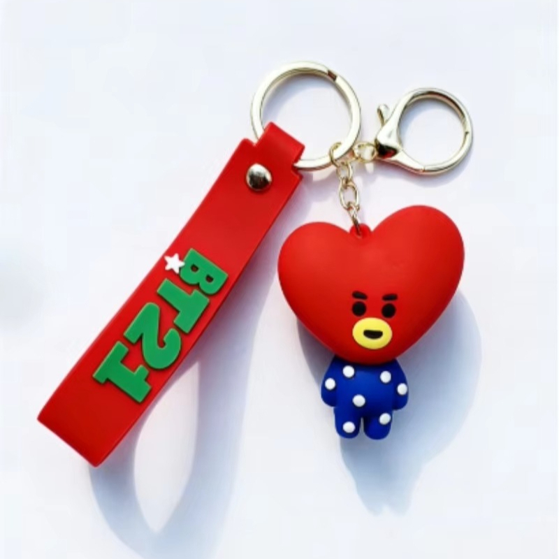 @BT21 코야 RJ 쇼키 쿠키 타타 침미 망 키링,  - Car Accessories Japanese 리뷰 및 가격
