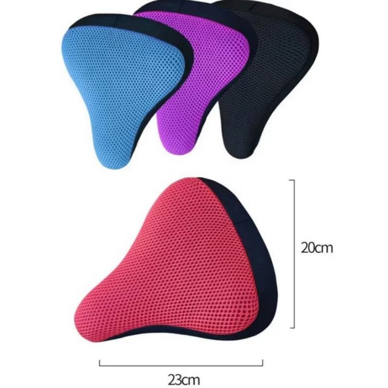 1개 3D 소프트 실리콘 자전거 안장 쿠션 통기성 편안 - Car Seat Cover 리뷰 및 가격